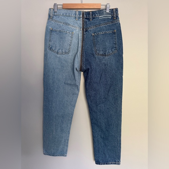 NWT Revice Ying Yang All Around Zipper High Rise Jeans Two Tone 32 - Picture 14 of 14